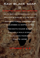 Load image into Gallery viewer, Raw African Black Soap
